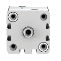 Festo Pneumatic Cylinder Double Acting 40mm Bore 10mm Stroke Aluminium Body ISO 21287 ADN-40-10-I-P-A