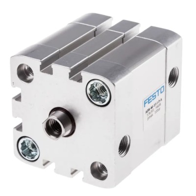 Festo Pneumatic Cylinder 40mm Bore 15mm Stroke Double Acting Aluminium Body ADN-40-15-I-P-A