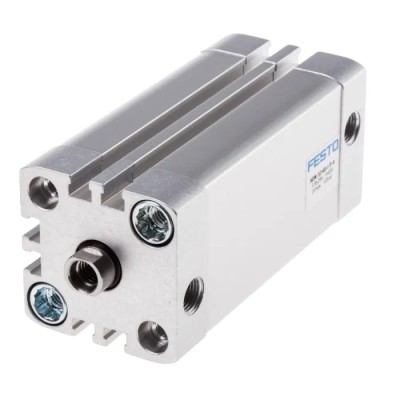 Festo Pneumatic Cylinder 32mm Bore, 60mm Stroke, Aluminium Body, Double Acting, ADN Series ADN-32-60-I-P-A