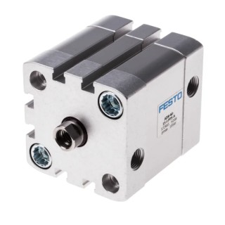 Festo Compact Aluminium Pneumatic Cylinder 40mm Bore, 15mm Stroke, Double Acting ADN-40-15-I-PPS-A
