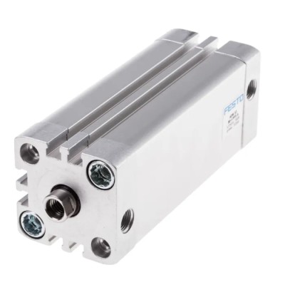 Festo Pneumatic Cylinder ADN Series 32mm Bore 80mm Stroke Double Acting Aluminium Body ADN-32-80-I-PPS-A