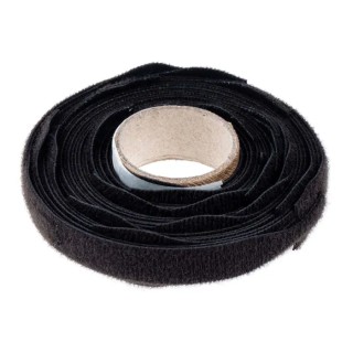 RS PRO Black Hook & Loop Tape 20mm x 200mm RoHS Compliant Spain Origin 449-9189