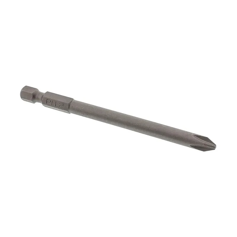 RS PRO Chrome Vanadium Steel Phillips Drive Screwdriver Bit, PH2 Size, 90 mm Overall Length 449-9460