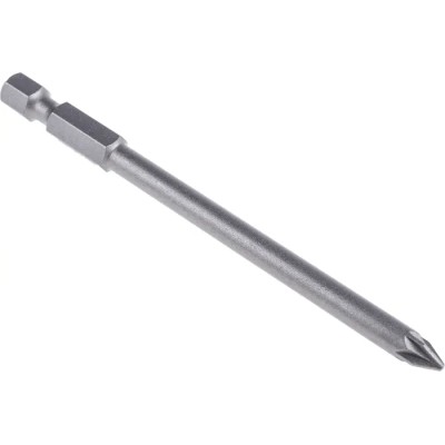 RS PRO Pozidriv Screwdriver Bit Set PZ1 Tip, 90 mm Overall, 5-Piece 449-9482