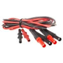 Fluke Rounded Test Probe, 600V Voltage, 10A Current, Silicone Insulated Extension Lead Set TL221