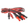 Fluke Rounded Test Probe, 600V Voltage, 10A Current, Silicone Insulated Extension Lead Set TL221