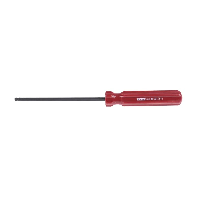 RS PRO Standard Ball End Hexagon Screwdriver, 3 mm Tip 450-3519