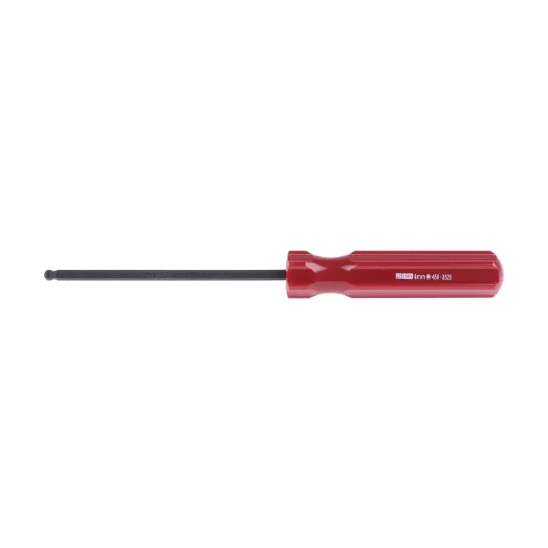 RS PRO Standard Screwdriver with 4 mm Tip and 95 mm High Alloy Steel Blade 450-3525
