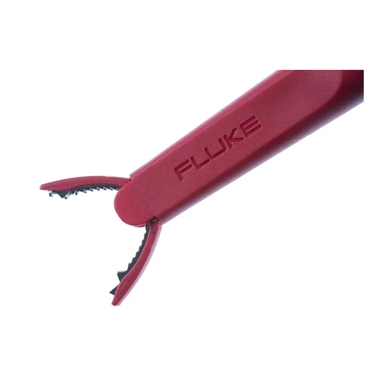 Fluke Red, Black Insulated Crocodile Clip 10A Current Rating 2062267