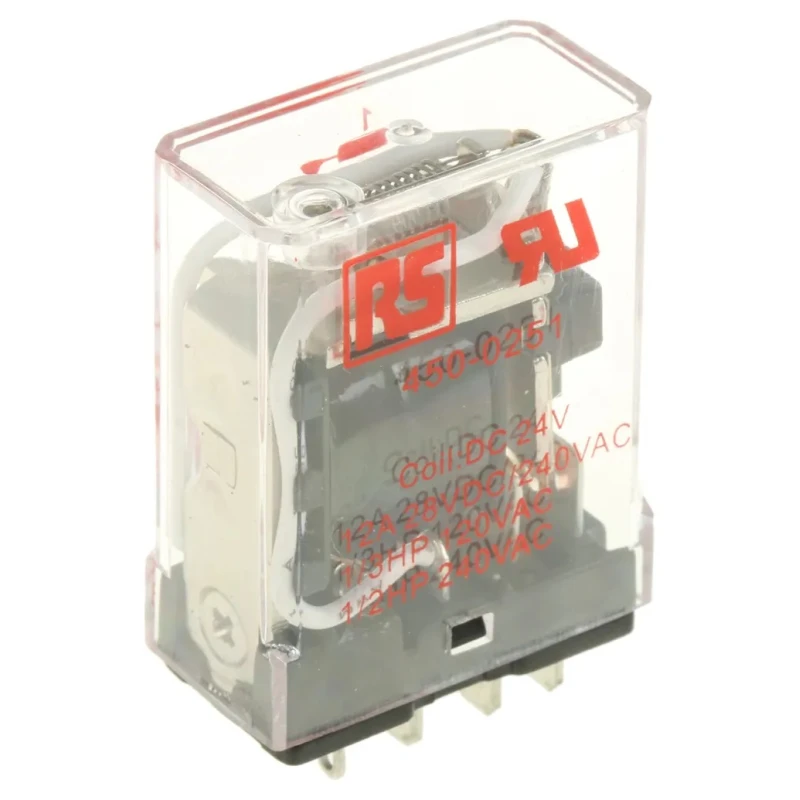 RS PRO PCB Power Relay 24V dc Coil, 15A Switching Current, SPDT 450-0251