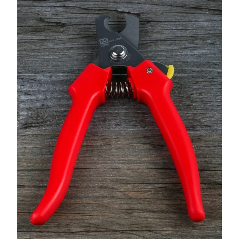 RS PRO Straight Cable Cutter Stainless Steel Jaw 165mm Overall Length 3mm Max Cutting Capacity 450-3496