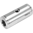 Festo Pneumatic Pinch Valve VZQA Series, Female Inlet and Outlet Threaded, 6 bar Max Operating VZQA-C-M22U-6-GG-ALV4N-4