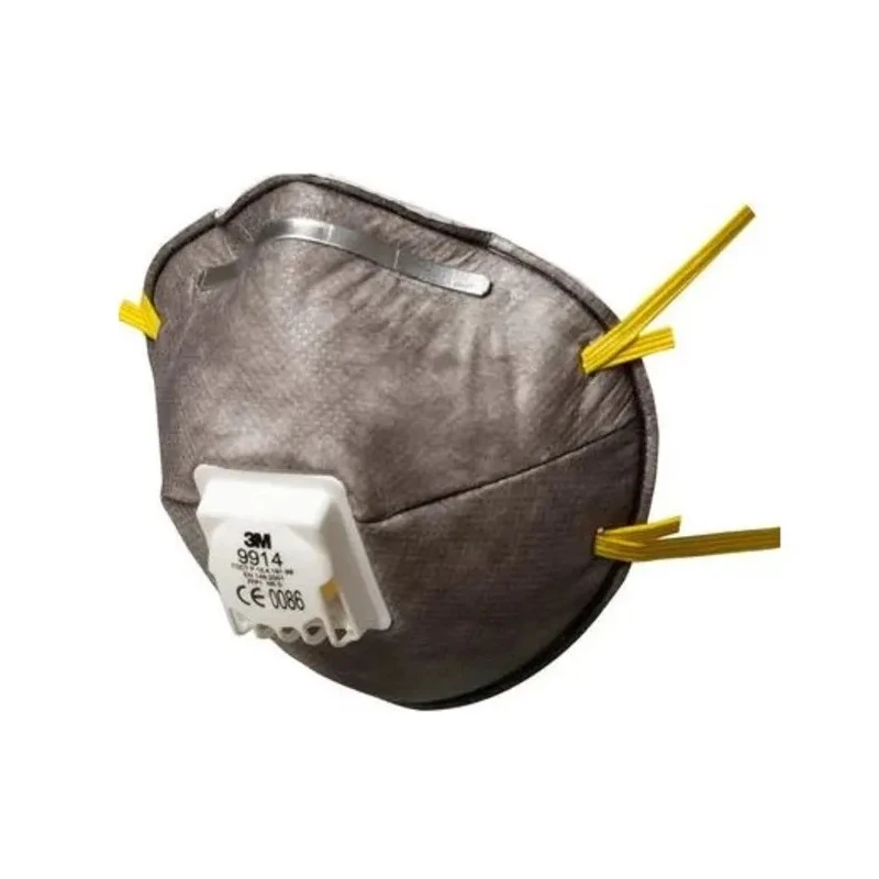 3M 9900 Speciality Series Respirator Mask, Disposable Face Mask with Adjustable Nose Clip, Polyester Straps, 10 Per Pack FFP1