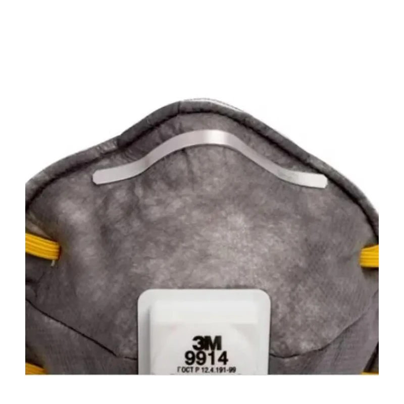 3M 9900 Speciality Series Respirator Mask, Disposable Face Mask with Adjustable Nose Clip, Polyester Straps, 10 Per Pack FFP1
