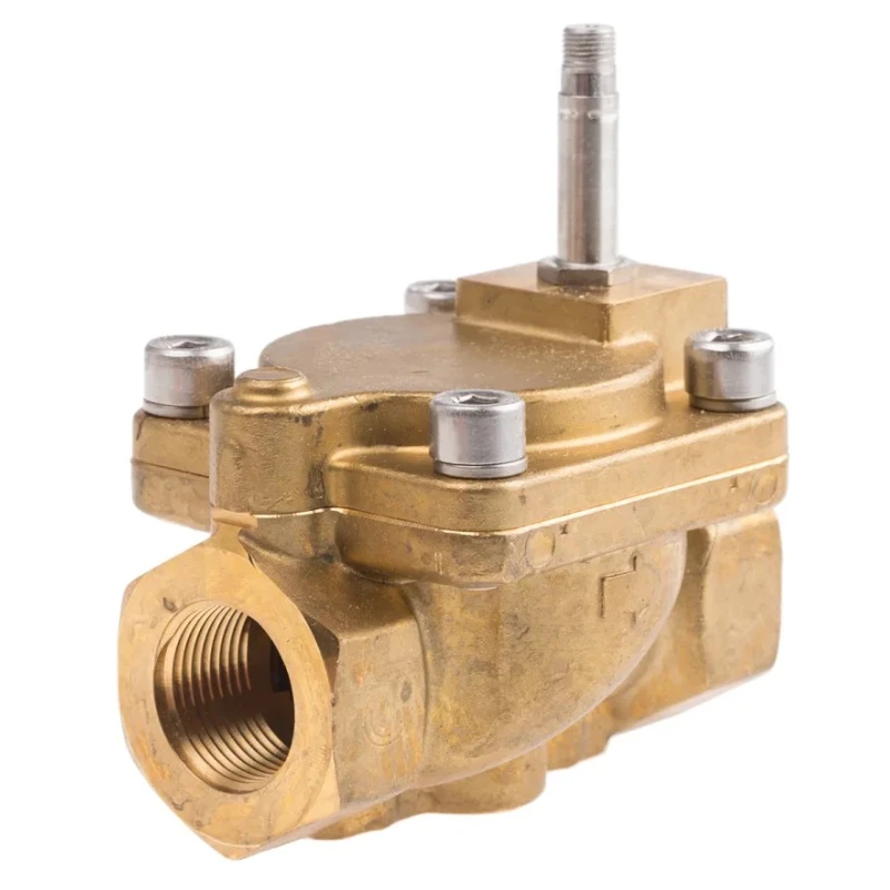 Festo Pneumatic Solenoid Valve 2/2 Solenoid Spring G Brass Body 3/4 in Port Size 6.8W Power VZWM-L-M22C-G34-F4
