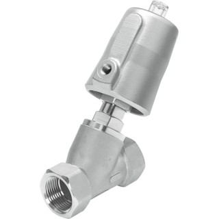 Festo Angle Seat Type Pneumatic Actuated Valve 10 bar G Female 1/8 in VZXF-L-M22C-M-B-G112-350-H3B1-50-6