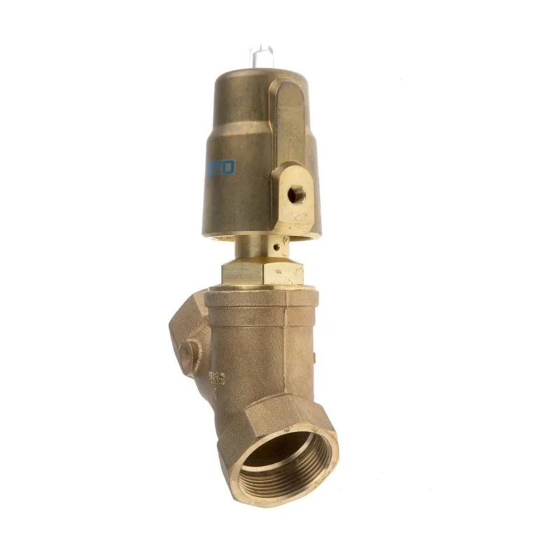 Festo Angle Seat Type Pneumatic Actuated Valve 10 bar G Female 1/8 in VZXF-L-M22C-M-B-G112-350-H3B1-50-6