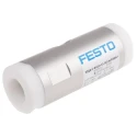 Festo Pinch Valve with Aluminium and Steel Alloy Body, Threaded Female Inlet and Outlet Port, 6 VZQA-C-M22U-15-GG-ALPOMN-4