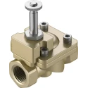 Festo Pneumatic Solenoid Valve 2/2 NC Solenoid/Spring G VZWM Series 24V DC 6.8W Brass Body NBR Seals VZWM-L-M22C-G12-F4