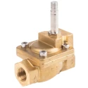 Festo Pneumatic Solenoid Valve 2/2 NC Electric Actuation Brass Body G 3/8 Threaded Port VZWM-L-M22C-G38-F4
