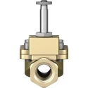 Festo Pneumatic Solenoid Valve 2/2 NC Solenoid/Spring G VZWM Series 24V DC 6.8W Brass Body NBR Seals VZWM-L-M22C-G12-F4