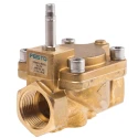 Festo Pneumatic Solenoid Valve 2/2 NC Solenoid/Spring Type G, 1 Inch Port, 6.8W Power, Brass Body VZWM-L-M22C-G1-F4