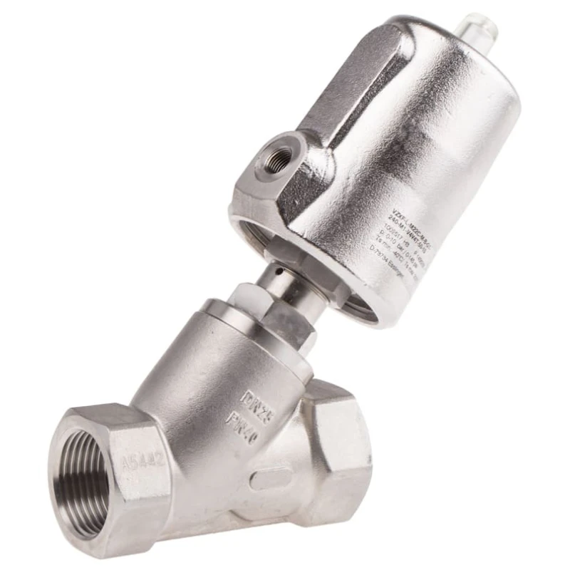 Festo Angle Seat Pneumatic Actuated Valve, Threaded 2 in Port, 3 bar Max Pressure VZXF-L-M22C-M-B-G2-430-H3B1-50-3