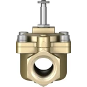 Festo Pneumatic Solenoid Valve 2/2 NC Solenoid/Spring Type G, 1 Inch Port, 6.8W Power, Brass Body VZWM-L-M22C-G1-F4