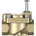 Festo Pneumatic Solenoid Valve 2/2 NC Solenoid/Spring Type G, 1 Inch Port, 6.8W Power, Brass Body VZWM-L-M22C-G1-F4