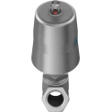 Festo Angle Seat Pneumatic Actuated Valve 3/4 in Threaded Connection 20 bar Operating VZXF-L-M22C-M-B-G34-180-M1-V4V4T-50-20