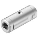 Festo VZQA Series Pneumatic Pinch Valve High Alloy Stainless Steel 1/4 in Female Inlet & Threaded VZQA-C-M22U-6-GG-V4V4E-4