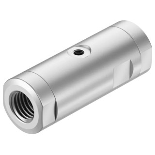 Festo VZQA Series Pneumatic Pinch Valve High Alloy Stainless Steel 1/4 in Female Inlet & Threaded VZQA-C-M22U-6-GG-V4V4E-4
