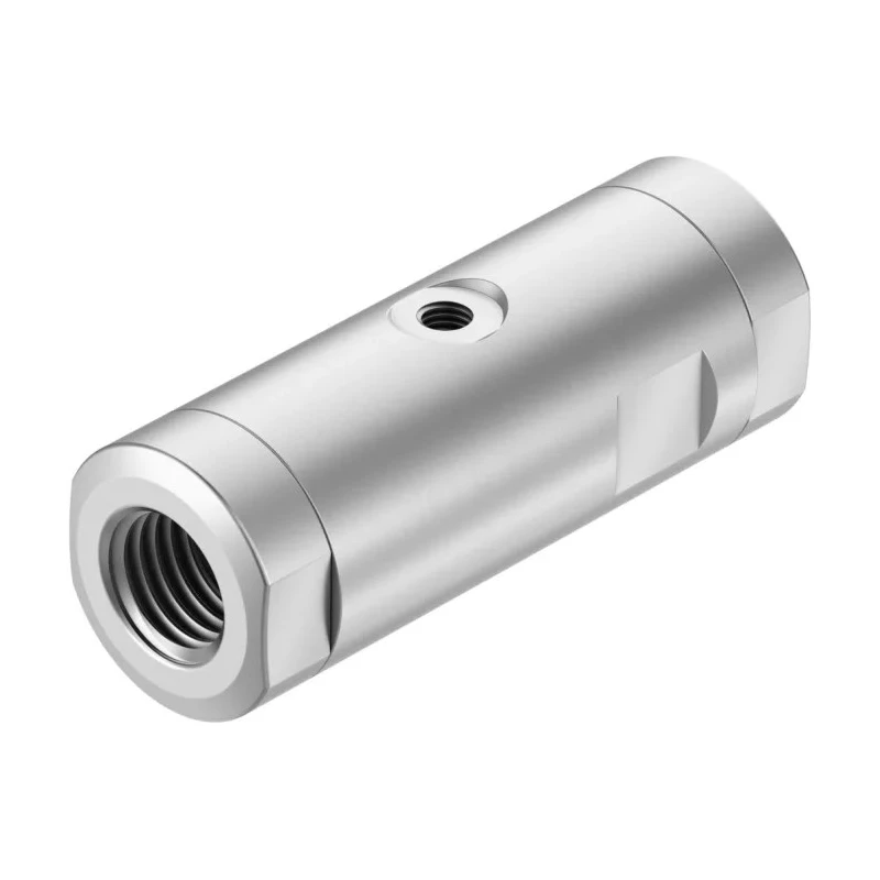 Festo VZQA Series Pneumatic Pinch Valve High Alloy Stainless Steel 1/4 in Female Inlet & Threaded VZQA-C-M22U-6-GG-V4V4E-4