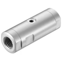 Festo VZQA Series Pneumatic Pinch Valve High Alloy Stainless Steel 1/4 in Female Inlet & Threaded VZQA-C-M22U-6-GG-V4V4E-4