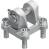 Festo Pneumatic Flange for DNC Series Standard Cylinder 32mm Bore Aluminium Die-Cast Body SNC-32