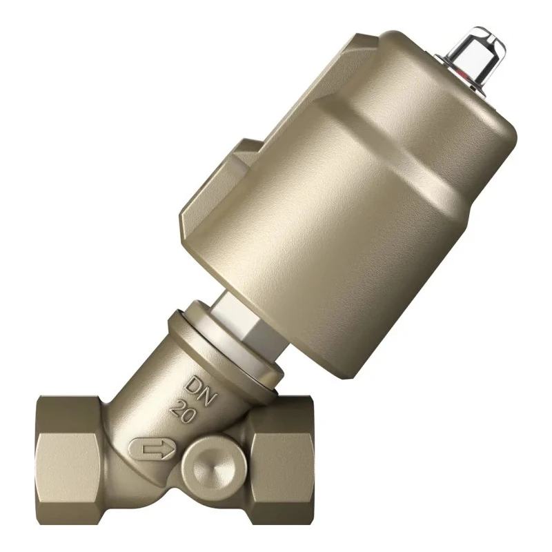 Festo Angle Seat Pneumatic Actuated Valve 3/4 in 116 bar Gunmetal, Normally Closed VZXF-L-M22C-M-B-G34-160-H3B1-50-16
