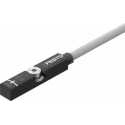 Festo Pneumatic Position Detector PNP Switch Output, LED Indicator, 24V DC, IP68 IP65 IP69K SMT-8M-A-PS-24V-E-5,0-OE