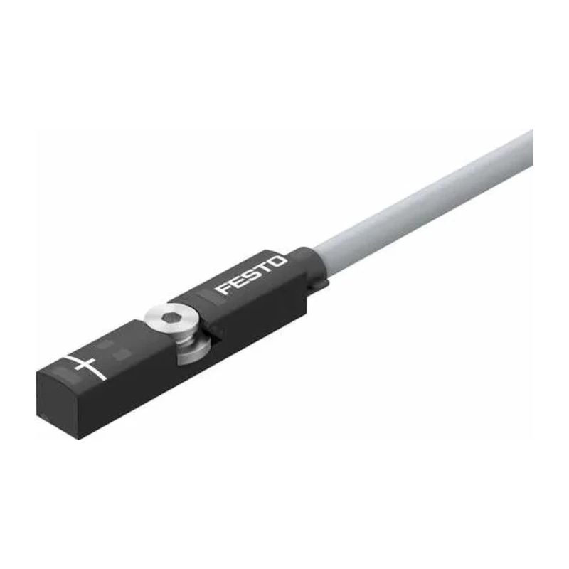 Festo Pneumatic Position Detector PNP Switch Output, LED Indicator, 24V DC, IP68 IP65 IP69K SMT-8M-A-PS-24V-E-5,0-OE