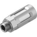 Festo Aluminium Pneumatic Silencer 1/8 in G Threaded Connection 10 bar Pressure U-1/8-B