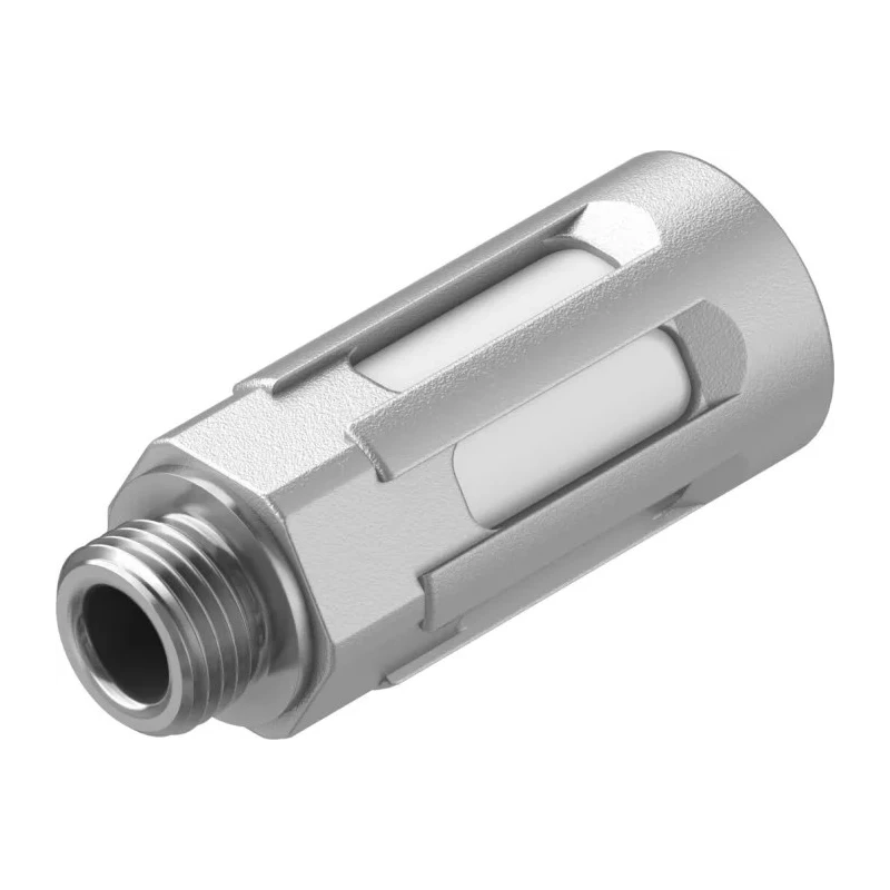 Festo Aluminium Pneumatic Silencer 1/8 in G Threaded Connection 10 bar Pressure U-1/8-B