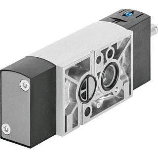 Festo Pneumatic Solenoid Valve 5/2 Solenoid Spring Actuation Aluminium Alloy 24V DC 10 Bar VSNC-FC-M52-MD-G14-F8