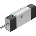 Festo Pneumatic Solenoid Valve 5/2 Solenoid Spring Actuation Aluminium Alloy 24V DC 10 Bar VSNC-FC-M52-MD-G14-F8