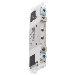 Festo 5/2 Solenoid Valve Pneumatic Metric Port M5 Aluminium Alloy Body 24V dc VUVG-LK10-B52-T-M5-1H2L-S