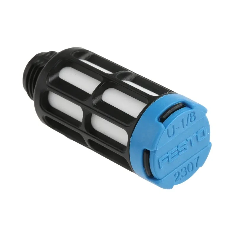 Festo Polyacetal Pneumatic Silencer G1/8 Thread, 10 bar Pressure, Noise Reduction 74dB U-1/8