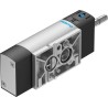 Festo Pneumatic Solenoid Valve 5/2 Solenoid/Spring 1/4 in NPT Threaded Port Aluminium Alloy Body 24V DC VSNC-FC-M52-MD-N14-F8