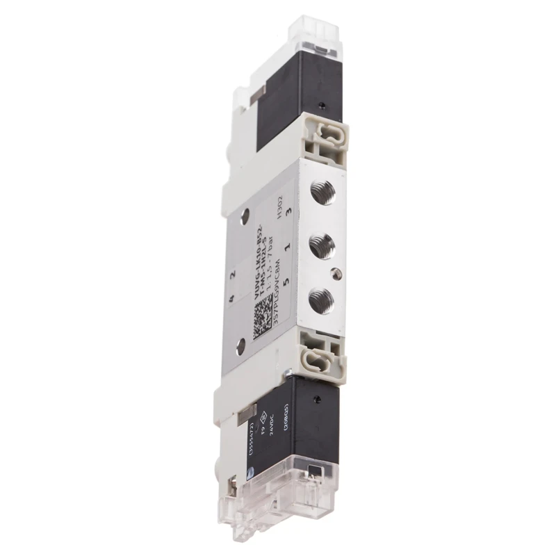 Festo 5/2 Solenoid Valve Pneumatic Metric Port M5 Aluminium Alloy Body 24V dc VUVG-LK10-B52-T-M5-1H2L-S