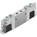 Festo 5/2 Solenoid Valve Pneumatic Metric Port M5 Aluminium Alloy Body 24V dc VUVG-LK10-B52-T-M5-1H2L-S