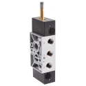 Festo Pneumatic Solenoid Valve 5/2 Solenoid/Spring 1/4 in NPT Threaded Port Aluminium Alloy Body 24V DC VSNC-FC-M52-MD-N14-F8