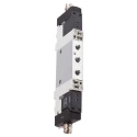 Festo 5/2 Solenoid Valve In-Line Mounting Aluminium Alloy Body 24V DC 0.7W VUVG-LK10-B52-T-M5-1R8L-S
