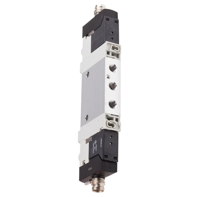 Festo 5/2 Solenoid Valve In-Line Mounting Aluminium Alloy Body 24V DC 0.7W VUVG-LK10-B52-T-M5-1R8L-S